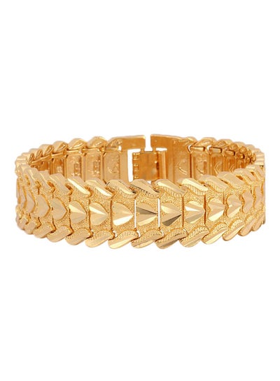 18K Saudi Gold Unisex Bracelet | Shopee Philippines