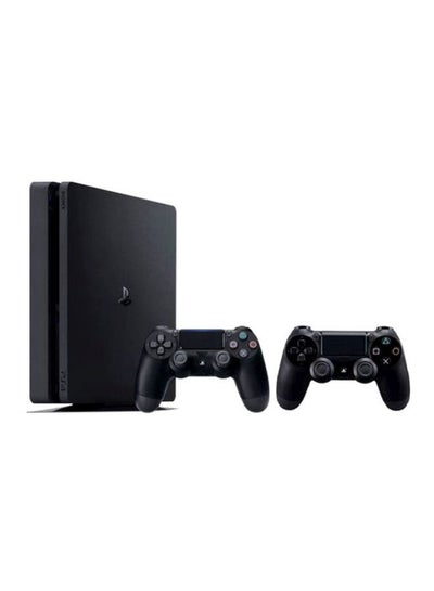 Buy PlayStation 4 Slim 1TB Console With 2 DUALSHOCK 4 Wireless Controller in UAE