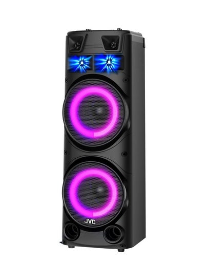 Buy Portable Bluetooth Party speaker with wireless mic and remote control XS-N7222PB Black in UAE