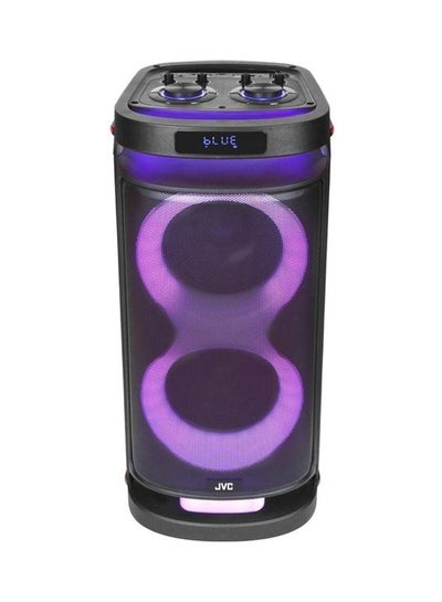 Buy Portable Bluetooth Party speaker with wireless mic and remote control XS-N5222PB BLACK in UAE