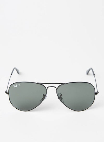 Buy Polarized Aviator Sunglasses - 0RB3025 - Lens Size: 58 mm - Black in Saudi Arabia