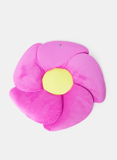 اشتري Baby Sink Bath Cushion Soft Quick Drying Bathmat For Infant Bathing  Flower shaped Machine Washable Purple في الامارات