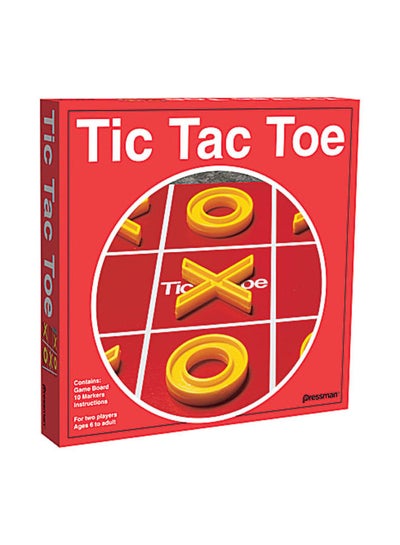 Buy Tic-Tac-Toe Board Game With Plactic X and O Pieces For Children/Adults in Saudi Arabia