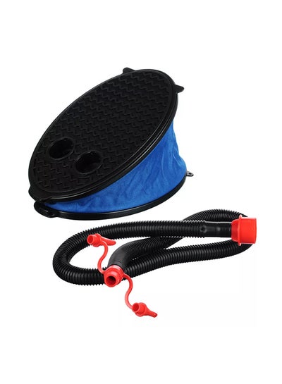 Buy Giant Bellows Foot Pump Blue/Black/Red 12inch in Saudi Arabia