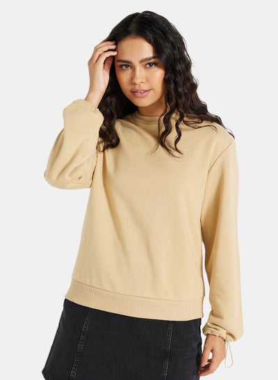 Buy Basic Sweatshirt Beige in Egypt