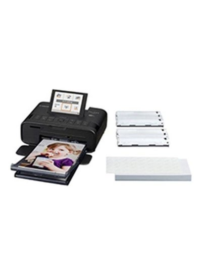اشتري SELPHY CP1300 Compact Photo Printer With 108 Sheets And Ink Set Black Multicolor في السعودية
