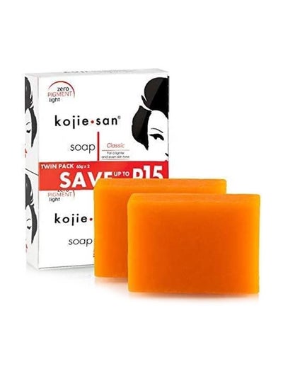 Buy 2-Piece Skin Lightening Kojic Acid Soap Set 2 x 65grams in UAE