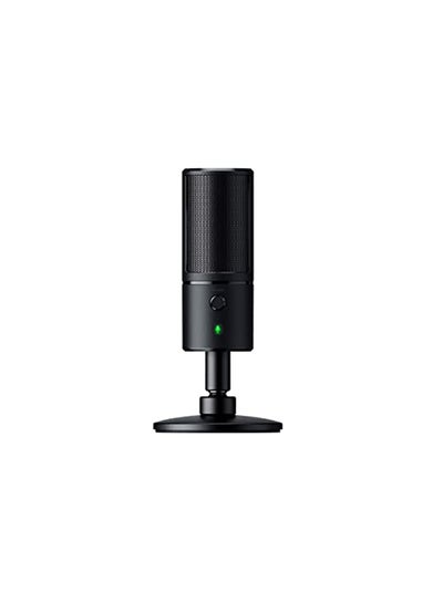 Buy Seiren Emote Streaming Microphone 8-bit Emoticon LED Display - Stream Reactive Emoticon - Hypercardioid Condenser Mic - Built-in Shock Mount - Interchangeable Gooseneck - Matte Black in Saudi Arabia