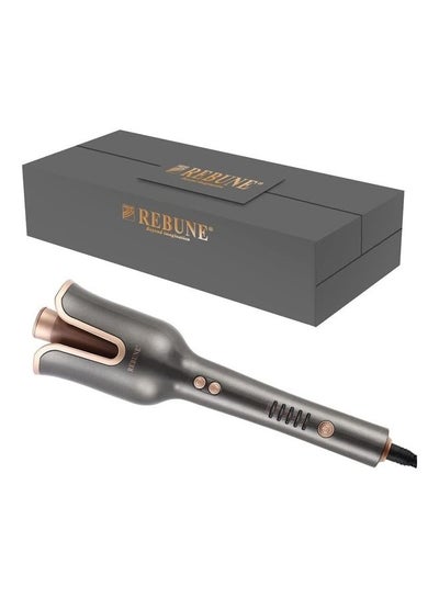 اشتري RE-2082 Auto Hair Curler Anti Tangle Dual Voltage Rotating Curling Wand With 5 Temperature Gears Grey في السعودية