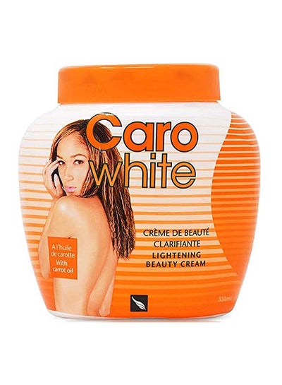 Buy Lightening Beauty Cream With Carrot Oil White 330ml in Saudi Arabia