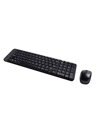 Buy MK220 Wireless Desktop Set Compact Black in Egypt