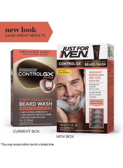 Buy Control Gx Grey Reducing Beard Shampoo 118ml in UAE