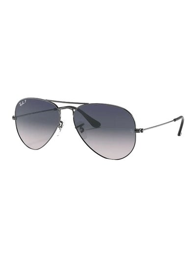 Buy Gradient Aviator Polarized Sunglasses - Lens Size: 58 mm in UAE