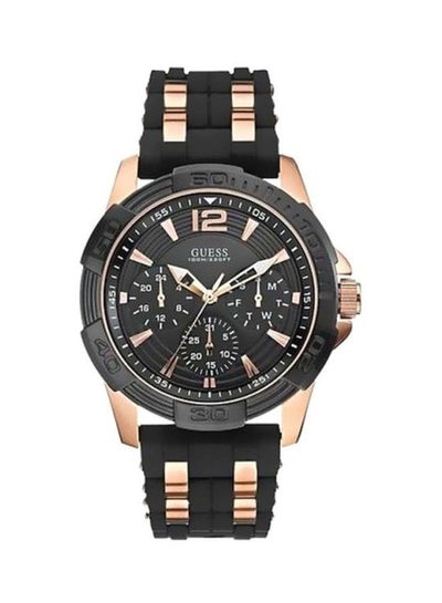 Buy Men's Water Resistant Analog Watch W0366G3 - 44 mm - Black/Rose Gold in Egypt