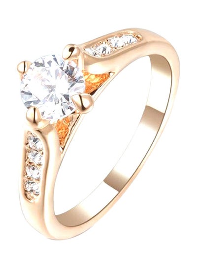 ChenFeng Rose gold ring Grown Halo Engagement Ring For Women Ideal  Engagement Ring 