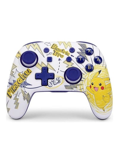 Buy PowerA Nano Enhanced Wireless Controller for Nintendo Switch - Pokémon: Pikachu School Days in UAE