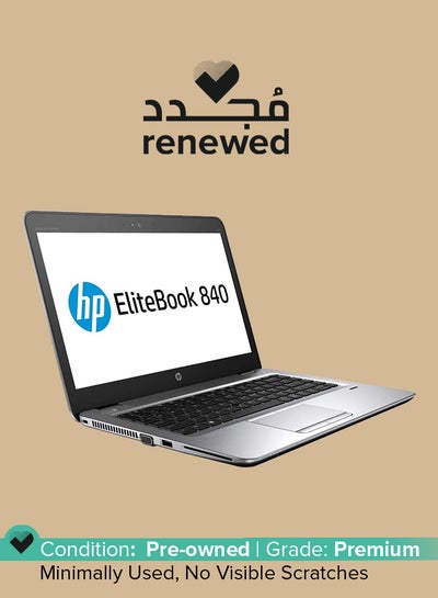 Buy Renewed - EliteBook 840 G4 (2017) Laptop With 14-Inch Display,Intel Core i5 Processor/7th Gen/16GB RAM/256GB SSD/Integrated Graphics English Silver English Silver in UAE