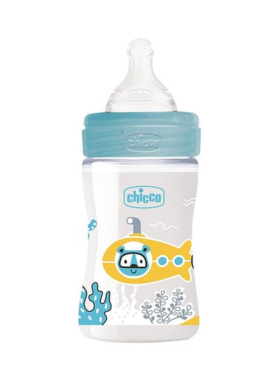 Buy Well-Being Plastic Bottle 150Ml Slow Flow 0M+ Silicone Boy in Egypt
