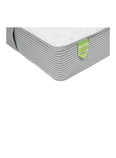 اشتري Nature Latex with Pocket Spring Single Mattress Medium Firm Feel White 190x90x25cm في الامارات