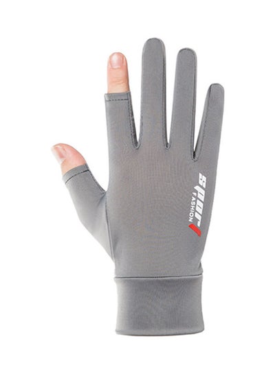Buy Ice Silk Non-Slip Gloves Breathable Outdoor Sports Driving Riding Touch Screen Gloves Thin Anti-UV Protection 20*20*20cm in Saudi Arabia