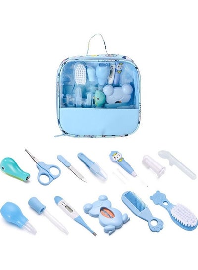 اشتري 13 Piece Baby Grooming Kit- Nail Clippers, Toothbrush, Comb, Brush في الامارات