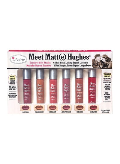 Buy Meet Matt(e) Hughes 6 Mini Long-Lasting Liquid Lipsticks Exclusive New Shades in Saudi Arabia