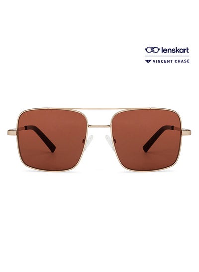 Buy Vintage By Lenskart Full Rim Square UV Protected Sunglasses For Men & Women - VC S12938 in UAE