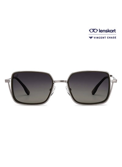 Buy Wired Up By Lenskart Full Rim Square Polarized & UV Protected Sunglasses For Men & Women - VC S14664 in UAE