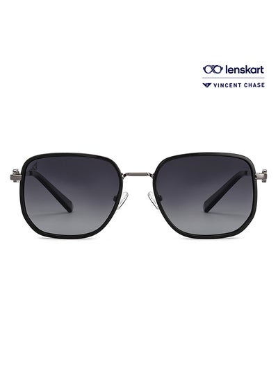 Buy Wired up By Lenskart Full Rim Square Polarized & UV Protected Sunglasses For Men & Women - VC S14663 in UAE