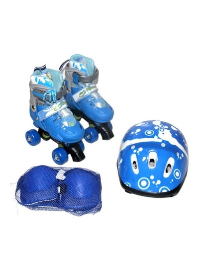 Buy Rollerskating Shoes with Four Wheels L in Saudi Arabia