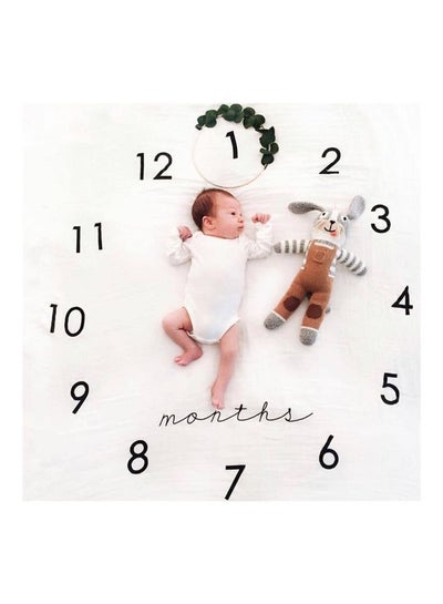 Buy Baby Monthly Milestone Super Soft Blanket in UAE