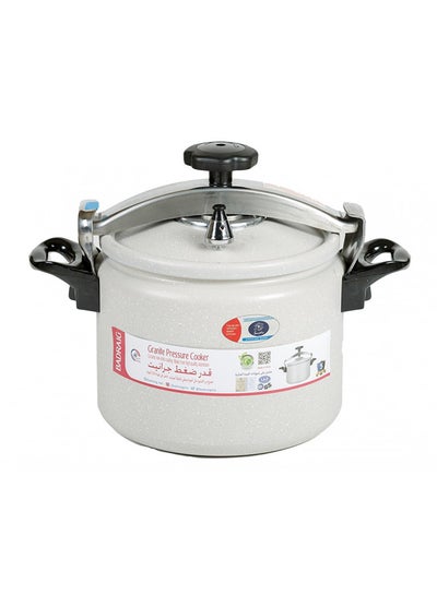 Buy Aluminum Granite Pressure Cooker Beige 15Liters in Saudi Arabia