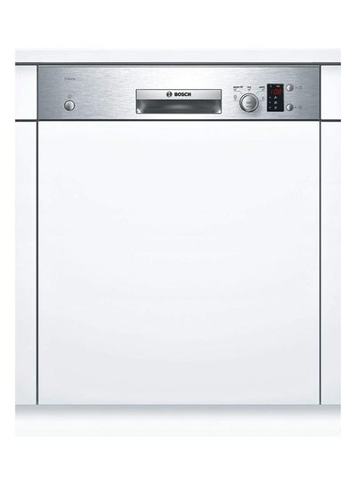 Buy Semi-built-in Dishwasher 60 cm Stainless Steel 12.0 L 220.0 kW SMI50D05TR White in Egypt