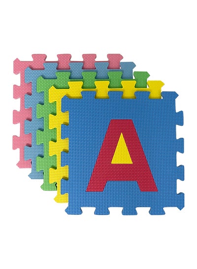 Buy 36-Piece Alphabet Interlocking Learning Educational  Puzzle Play Mat 30x30x1cm in UAE