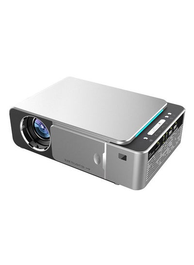 Buy Portable LED Home Theater Video Projector With USB HDMI T6 Silver in Egypt