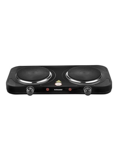 Buy Double Electric Hot Plate 2500.0 W SHP-613 Black in UAE