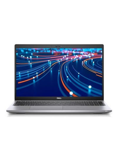 Buy Latitude 5520 Laptop With 15.6-Inch Full HD Display, Core i5-1135G7 Processor/8GB RAM/512GB SSD/Windows 10 Pro/Intel Iris Xe Graphics/Fingerprint Reader English/Arabic Silver in Saudi Arabia