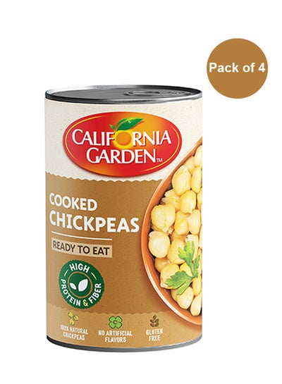 Buy Ready to Eat Chickpeas 400grams Pack of 4 in UAE