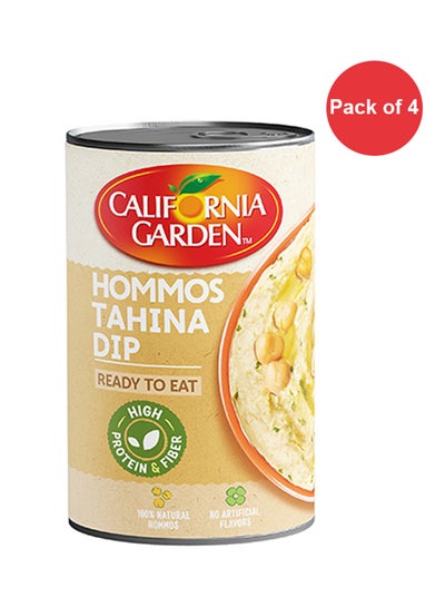 Buy Ready To Eat Hommos Tahina Dip 400grams Pack of 4 in UAE