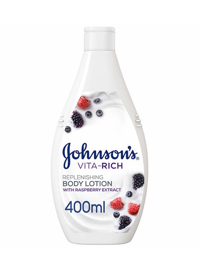 Buy Vita Rich Replenishing Body Lotion With Raspberry Extract 400ml in Saudi Arabia