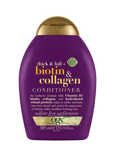 Buy Thick And Full+ Biotin And Collagen Conditioner 385ml in Saudi Arabia