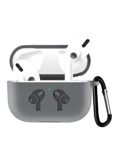 اشتري Silicone Case Cover For Apple AirPods Pro Grey في السعودية