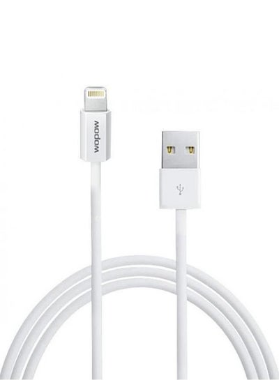 Buy 8-Pin USB Charging Cable For Apple iPhone White in UAE