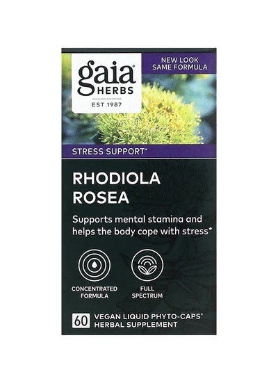 Buy Rhodiola Rosea - 60 Vegan Liquid Phyto-Caps in UAE