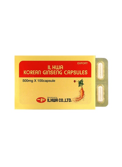 Buy Korean Ginseng Capsules - 100 Capsules in Saudi Arabia