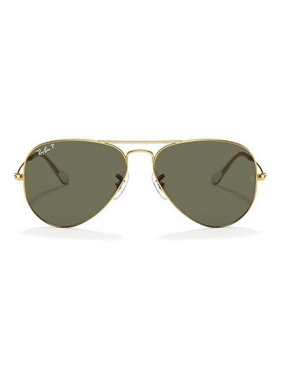 Buy Polarized Aviator Sunglasses - 0RB3025 - Lens Size: 58 mm - Gold in UAE