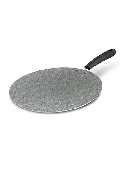 Buy Marble Coated Tawa Grey/Black 26cm in Saudi Arabia