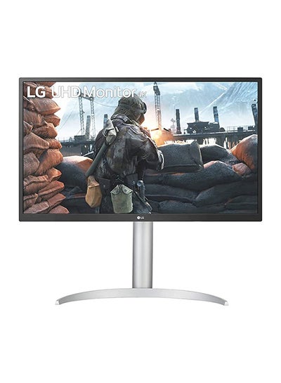 اشتري 27 Inch UHD 4K IPS Monitor with USB Type-C HDR10 HDMI, DisplayPort, Tilt, Height and Pivot Adjustable Stand, 27UP550N Silver في السعودية