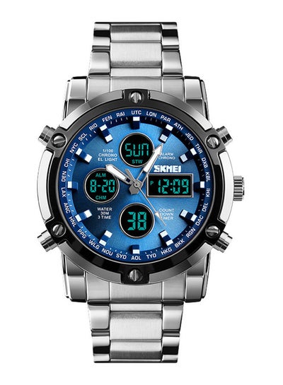 Buy Men's Stainless Steel Digital/Analog Watch J41Sbl - 48 mm - Silver in UAE