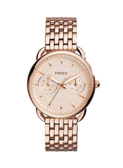 Buy Women's Water Resistant Analog Watch ES3713 - 35 mm - Rose Gold in Egypt